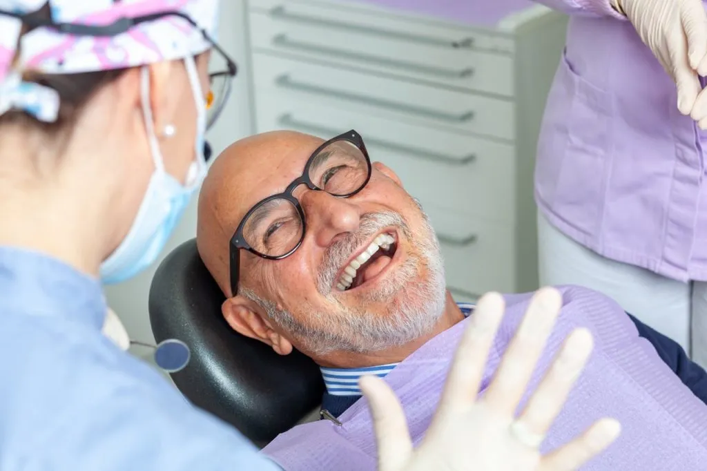 senior stittsville during dental checkup